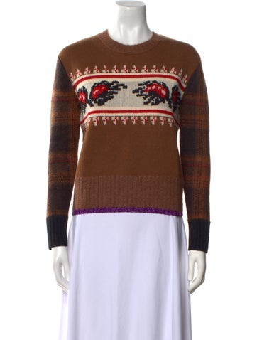 Coach 1941 Knitwear Wool Printed Sweater XS