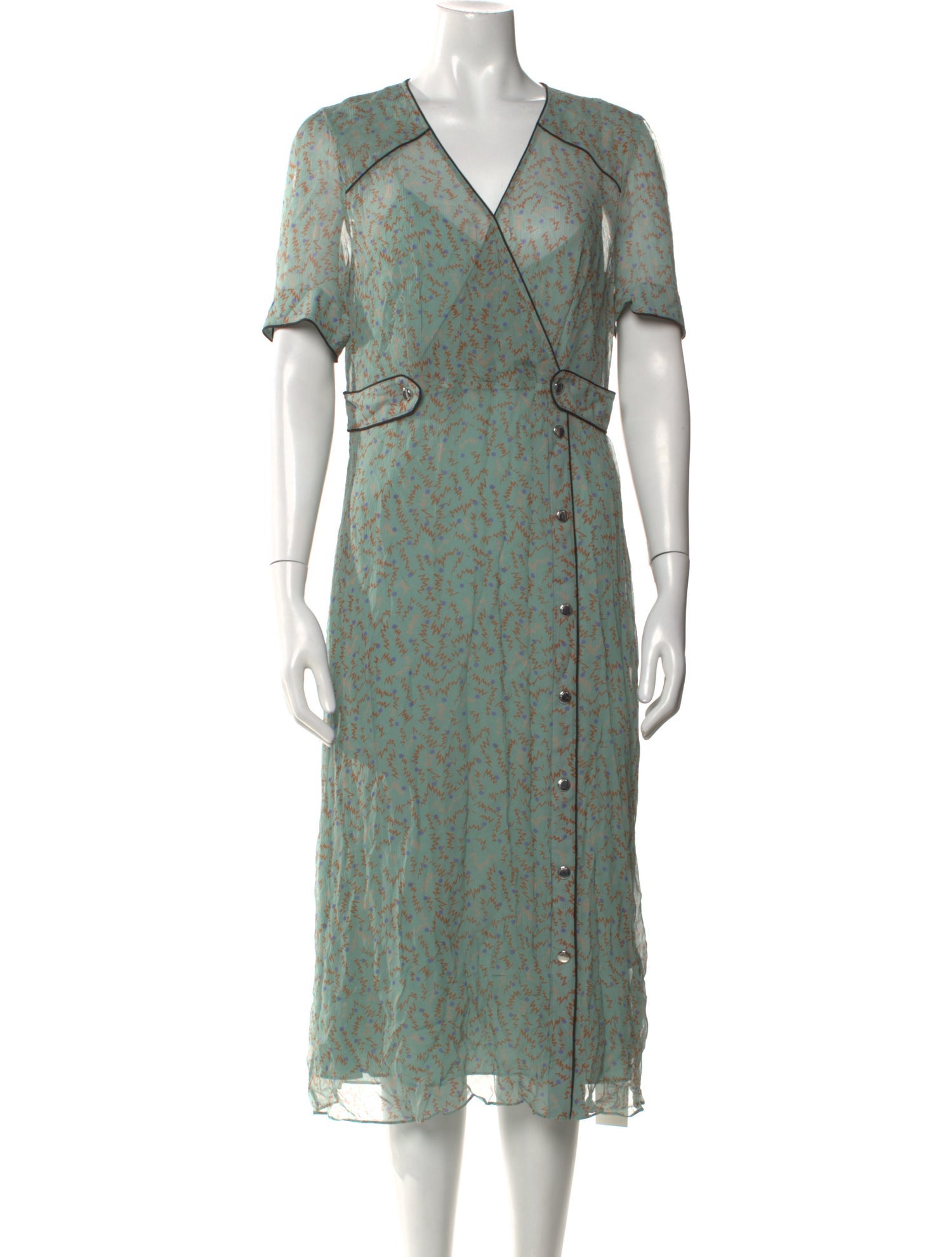 Coach 1941 Printed Midi Length Dress