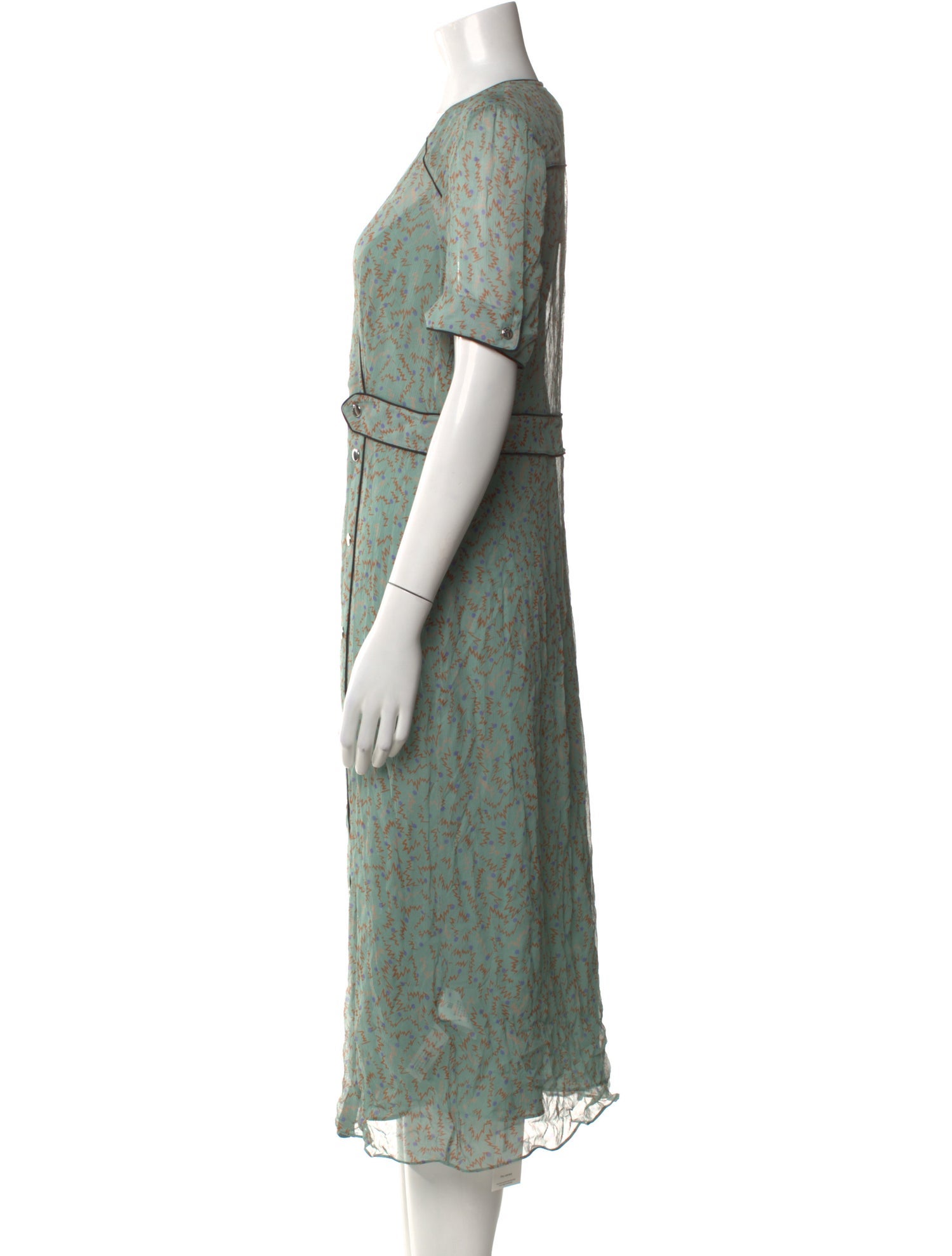 Coach 1941 Printed Midi Length Dress