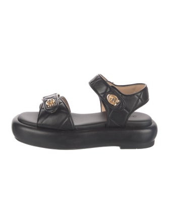Coach Leather Slingback Flats
