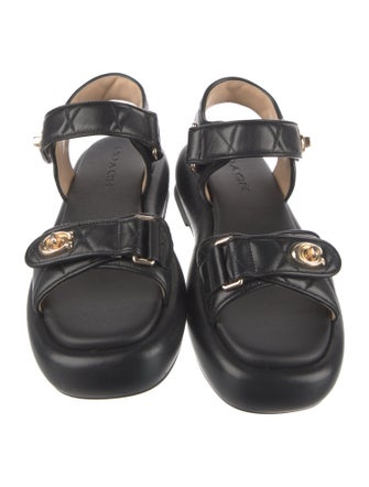 Coach Leather Slingback Flats