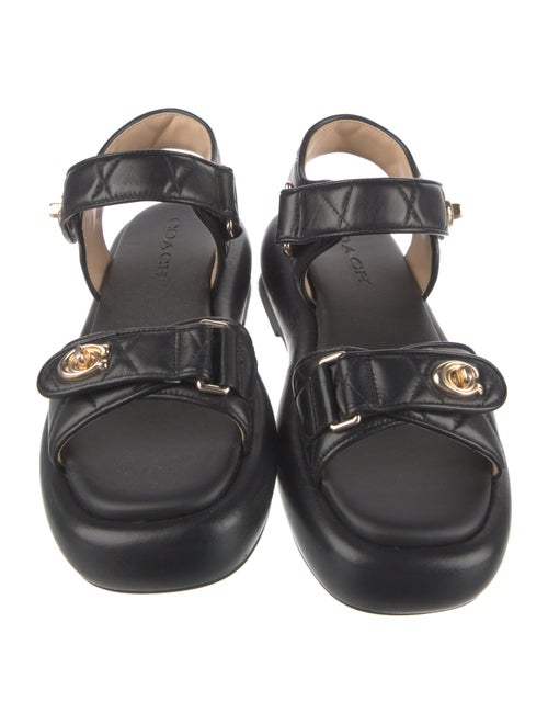 Coach Leather Slingback Flats