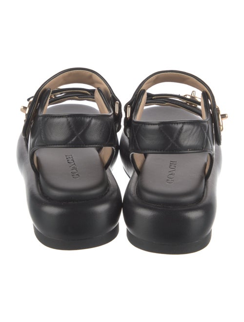 Coach Leather Slingback Flats