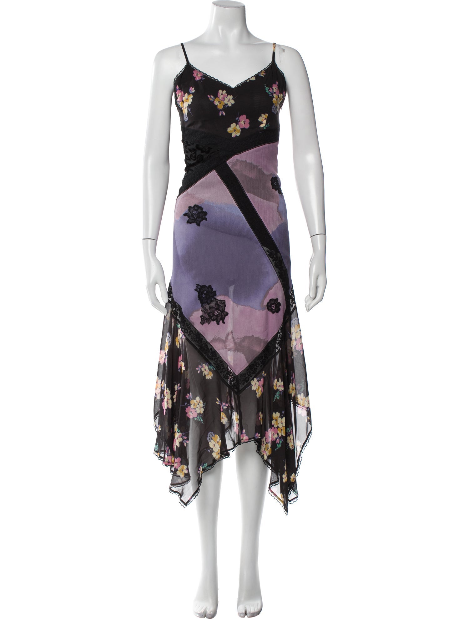 Coach 1941 Floral Print Long Dress