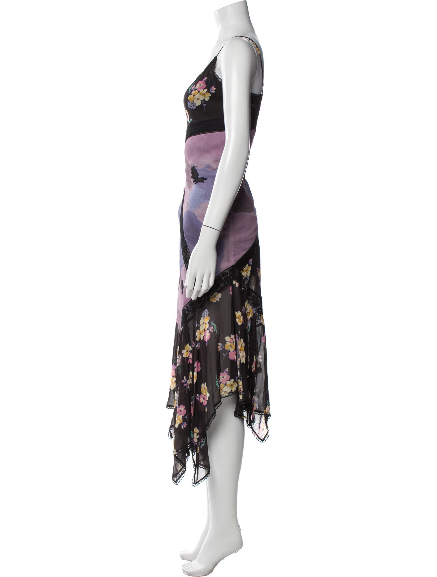 Coach 1941 Floral Print Long Dress