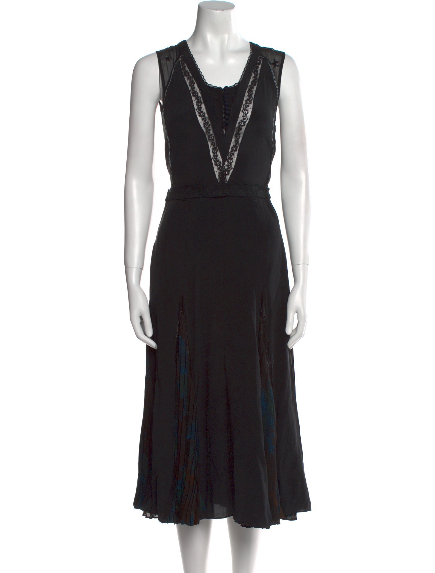 Coach 1941 V-Neck Midi Length Dress