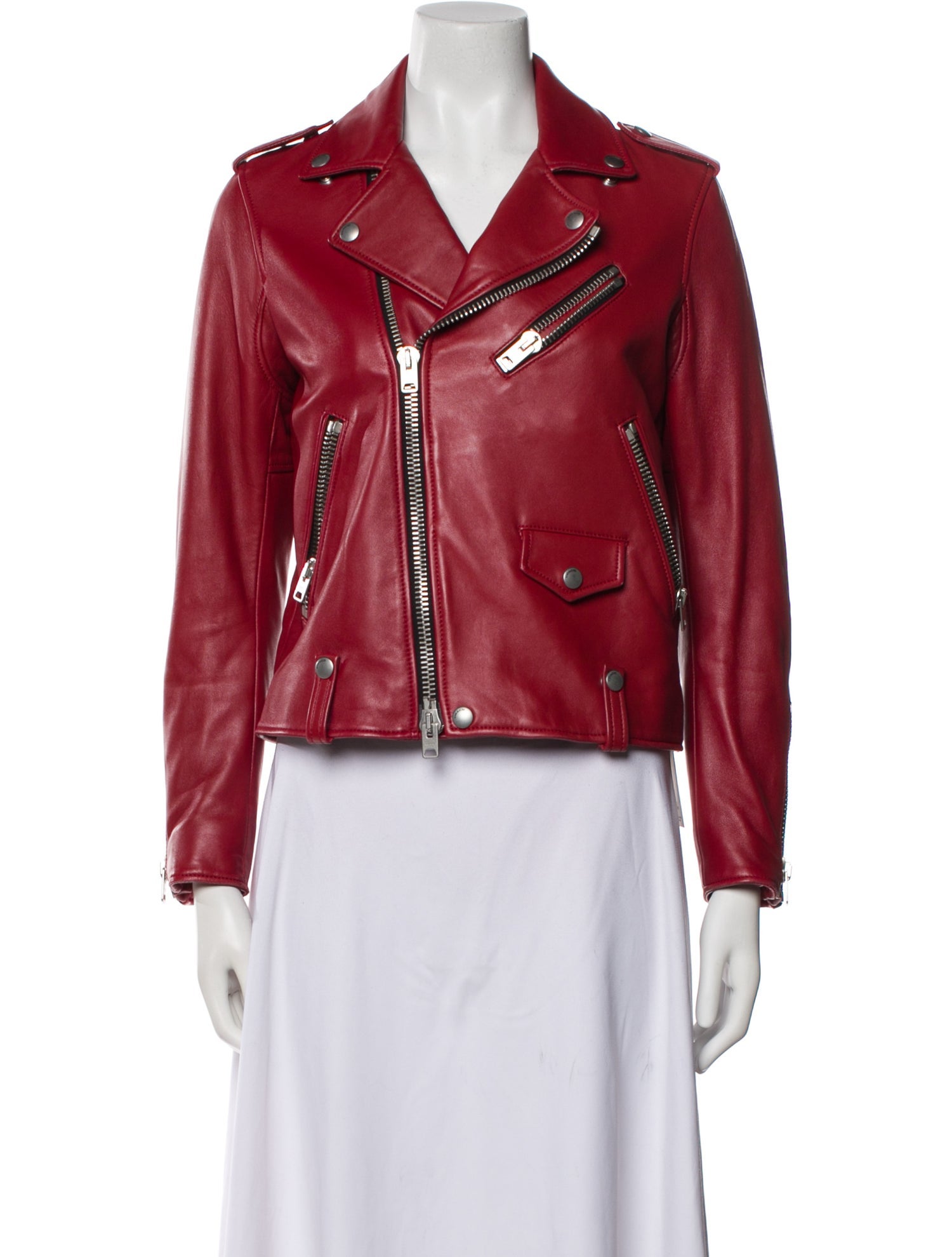 Coach 1941 Lamb Leather Biker Jacket