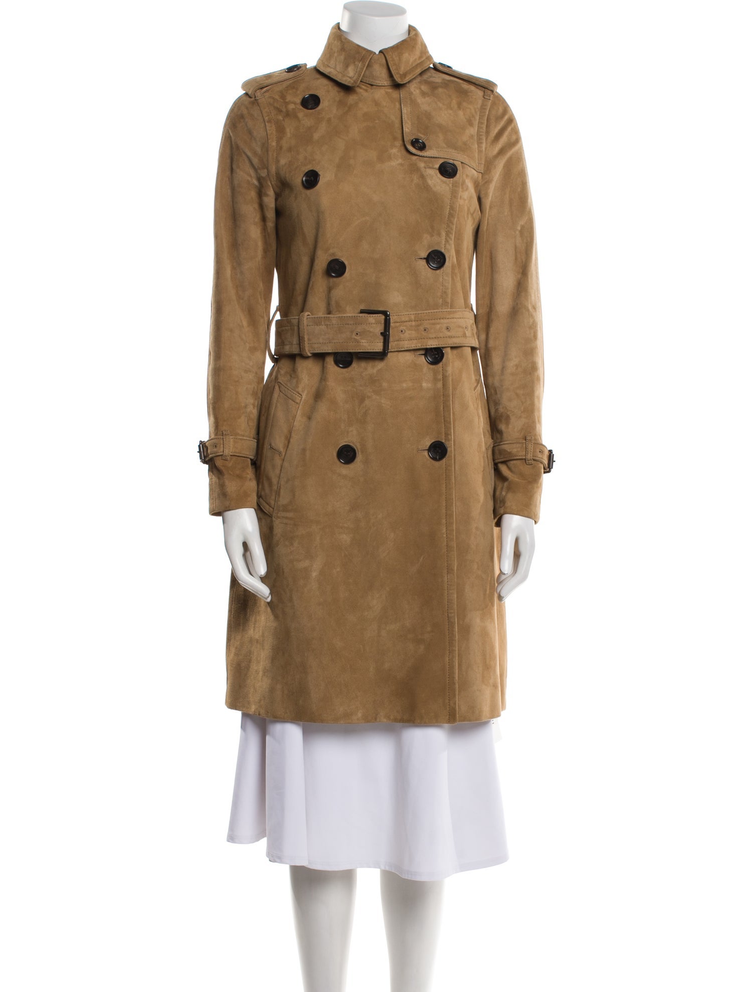 Coach 1941 Suede Trench Coat