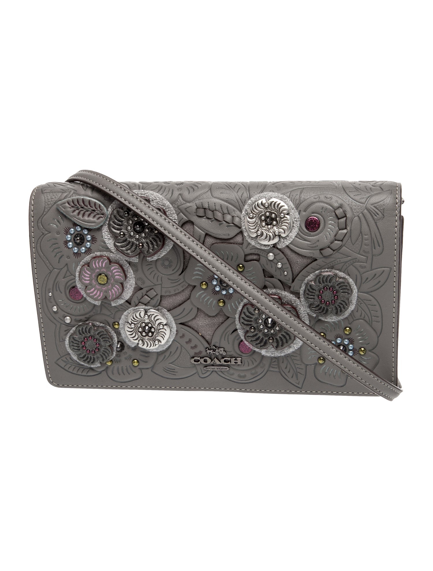 Coach Leather Minaudière