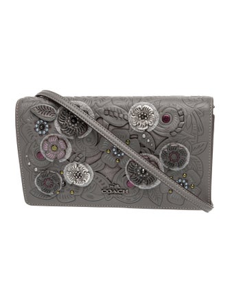 Coach Leather Minaudière