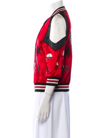 Coach 1941 Floral Print Bomber Jacket