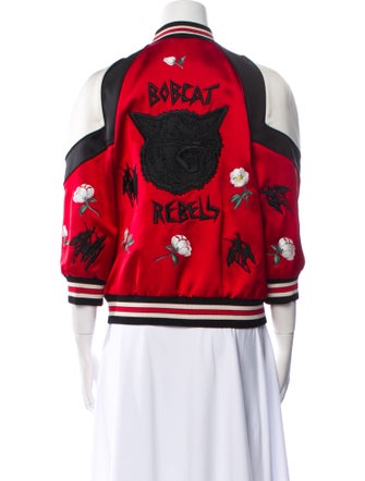 Coach 1941 Floral Print Bomber Jacket