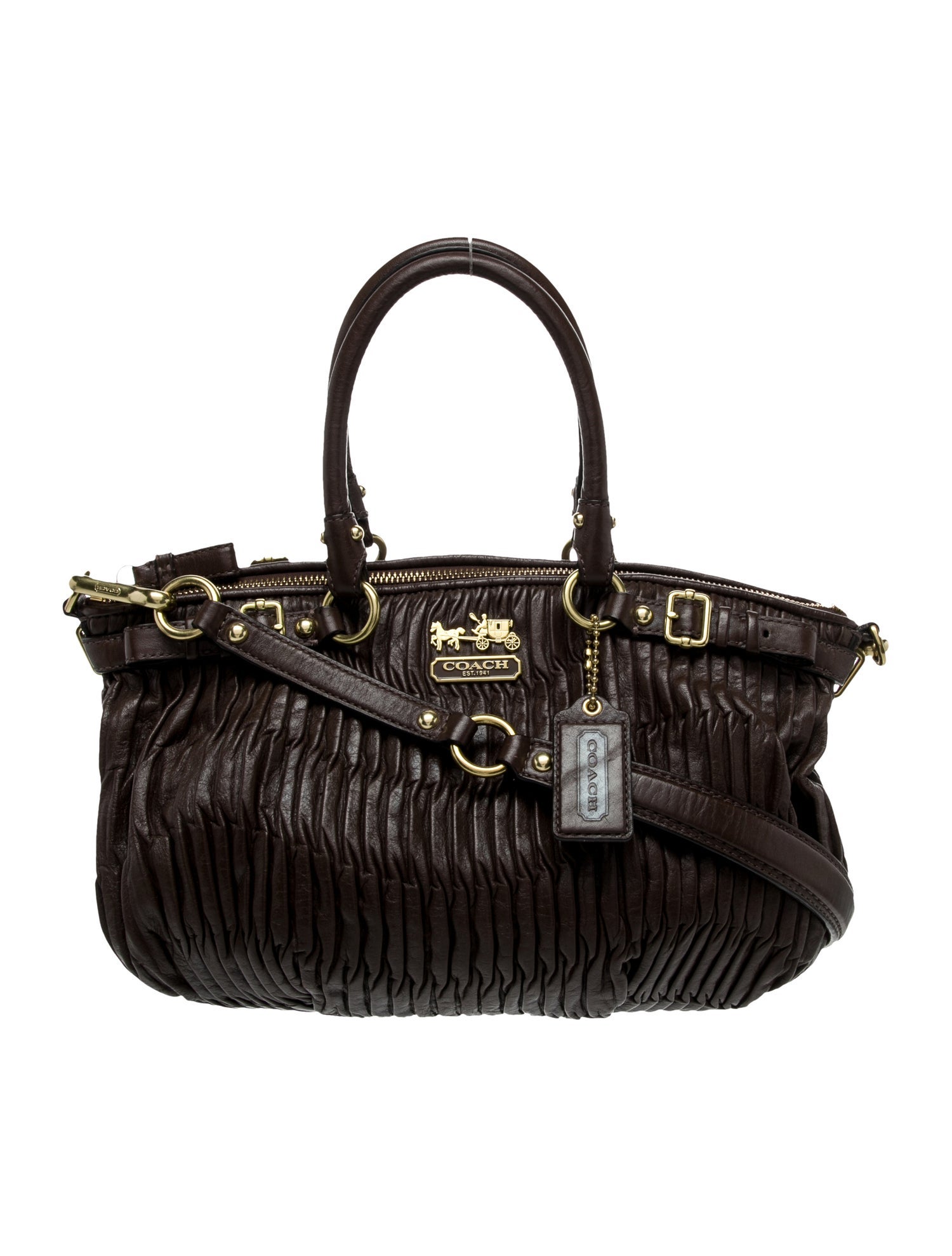 Coach 1941 Leather Top Handle Bag
