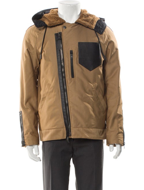 Coach 1941 Colorblock Pattern Parka