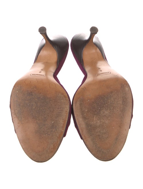 Coach 1941 Suede Ruffle Embellishment Slides