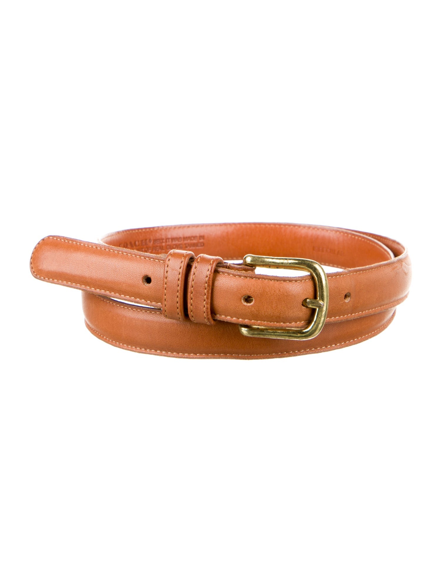 Coach 1941 Skinny Leather Belt