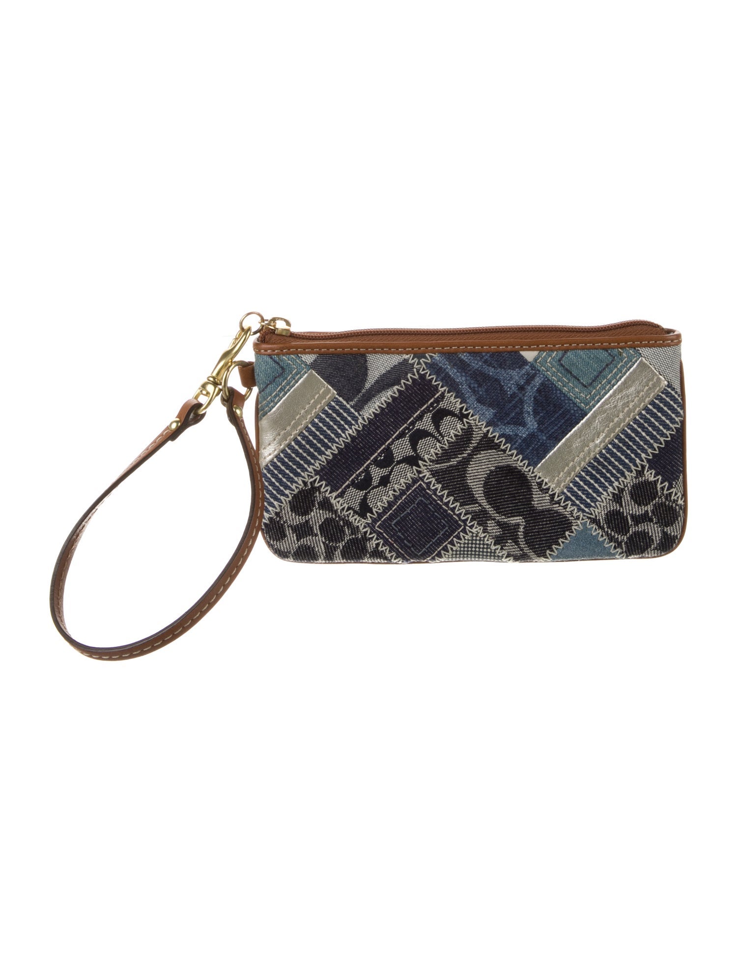 Coach 1941 Denim Printed Wristlet