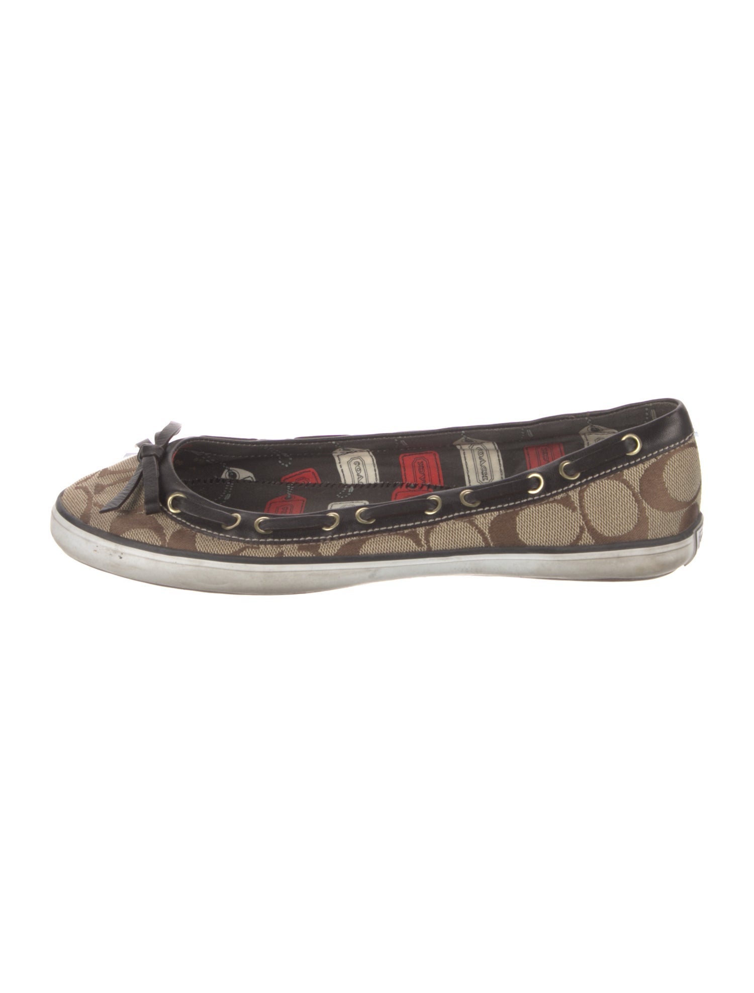 Coach 1941 Canvas Printed Flats