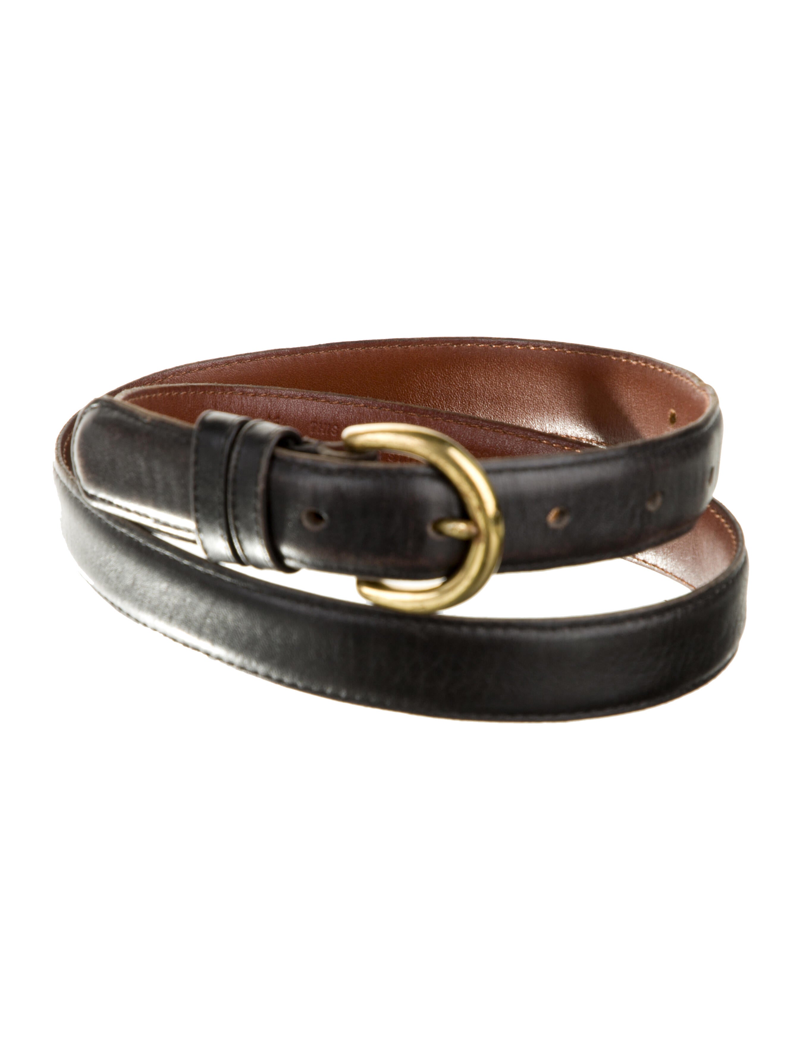 Coach 1941 Skinny Leather Belt