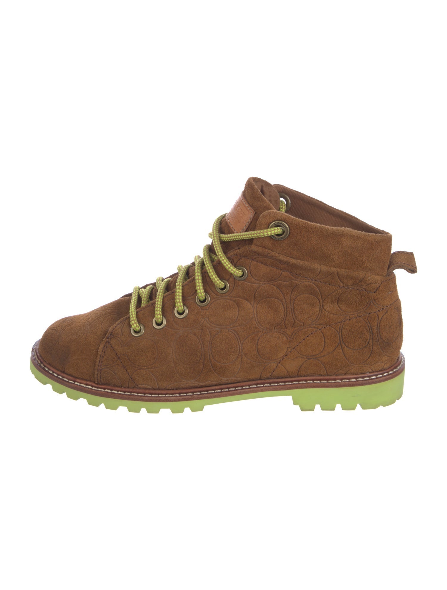 Coach 1941 Suede Lace-Up Boots