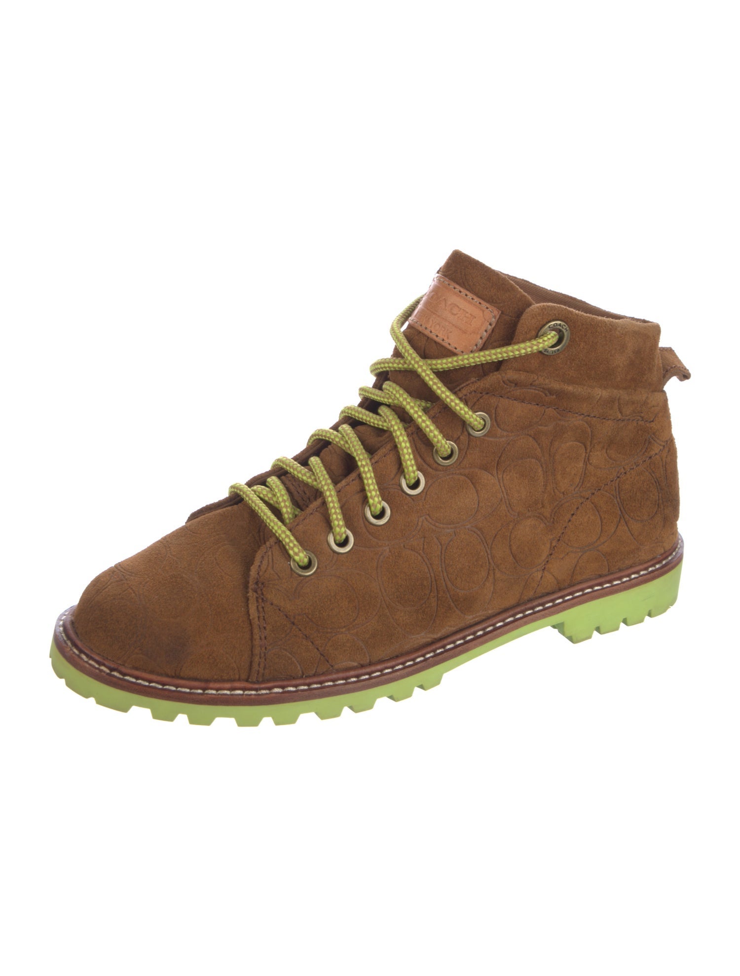 Coach 1941 Suede Lace-Up Boots