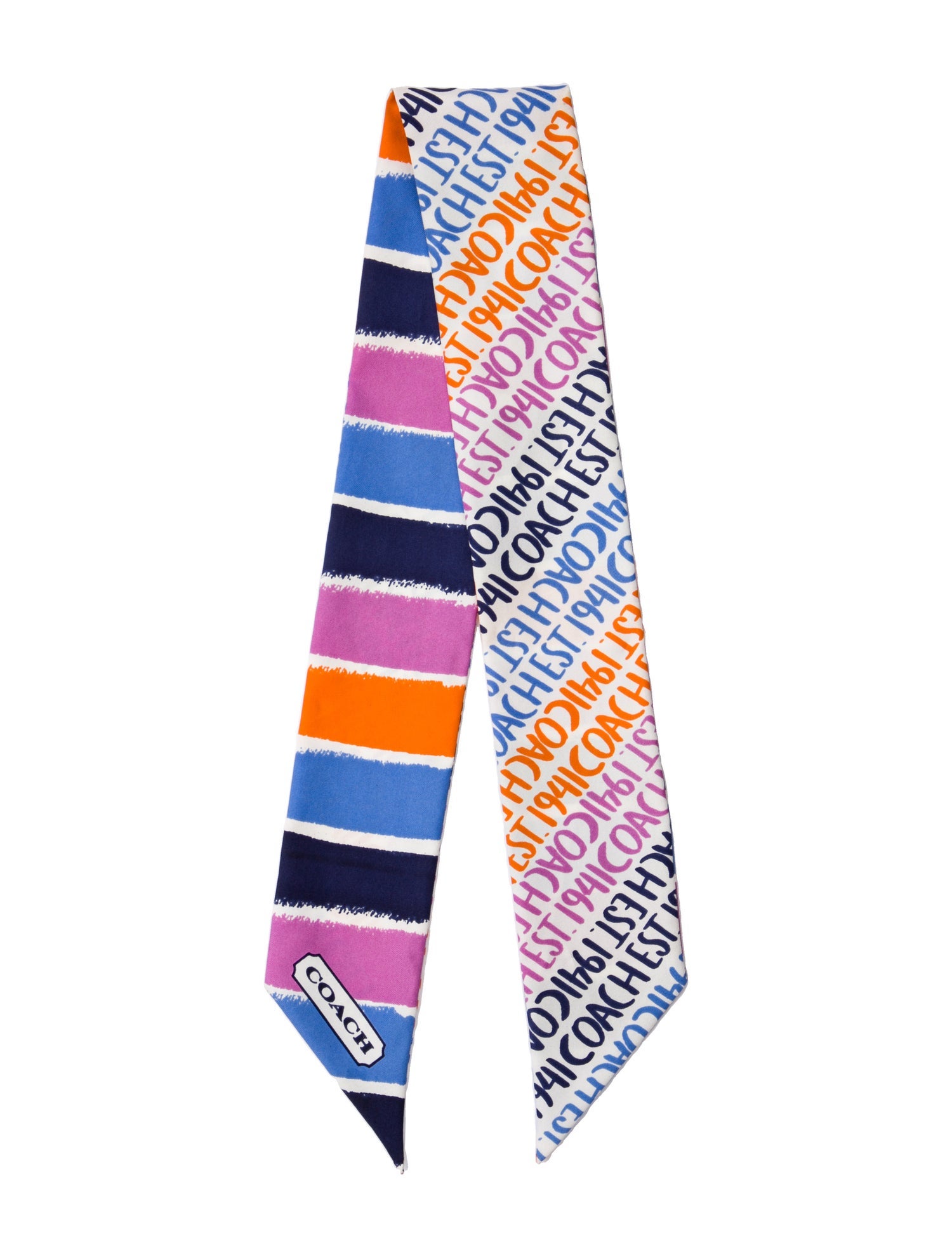 Coach Silk Printed Scarf