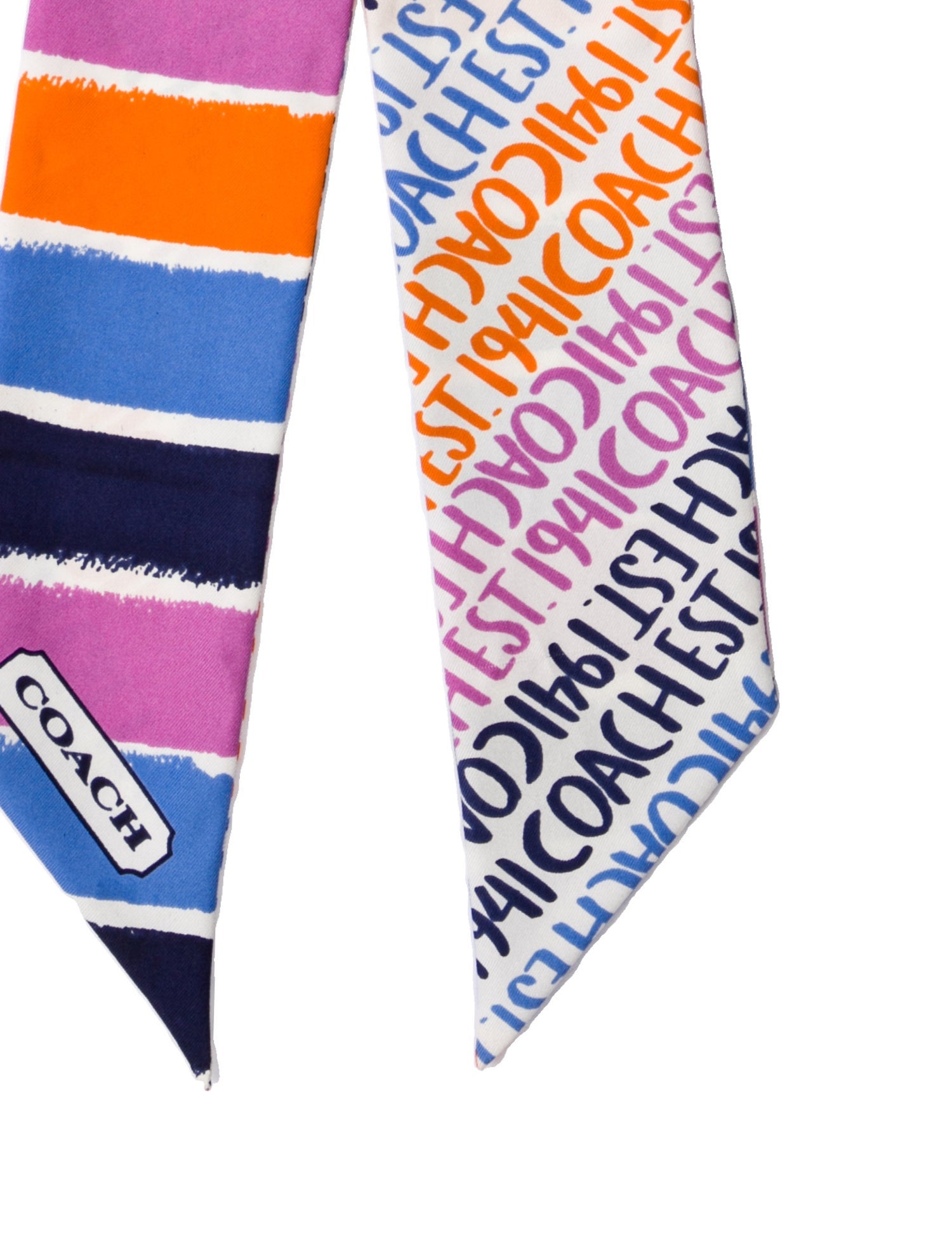 Coach Silk Printed Scarf