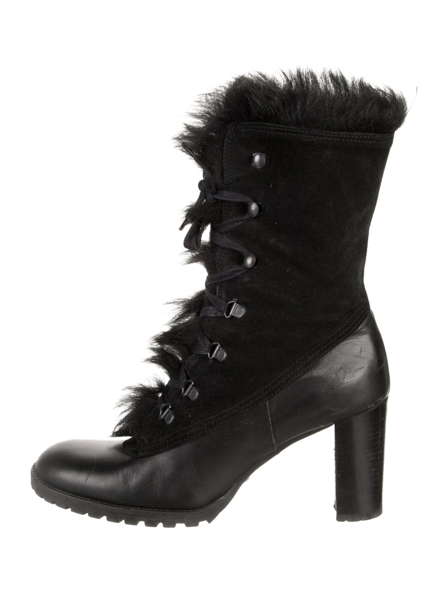 Coach 1941 Leather Lace-Up Boots