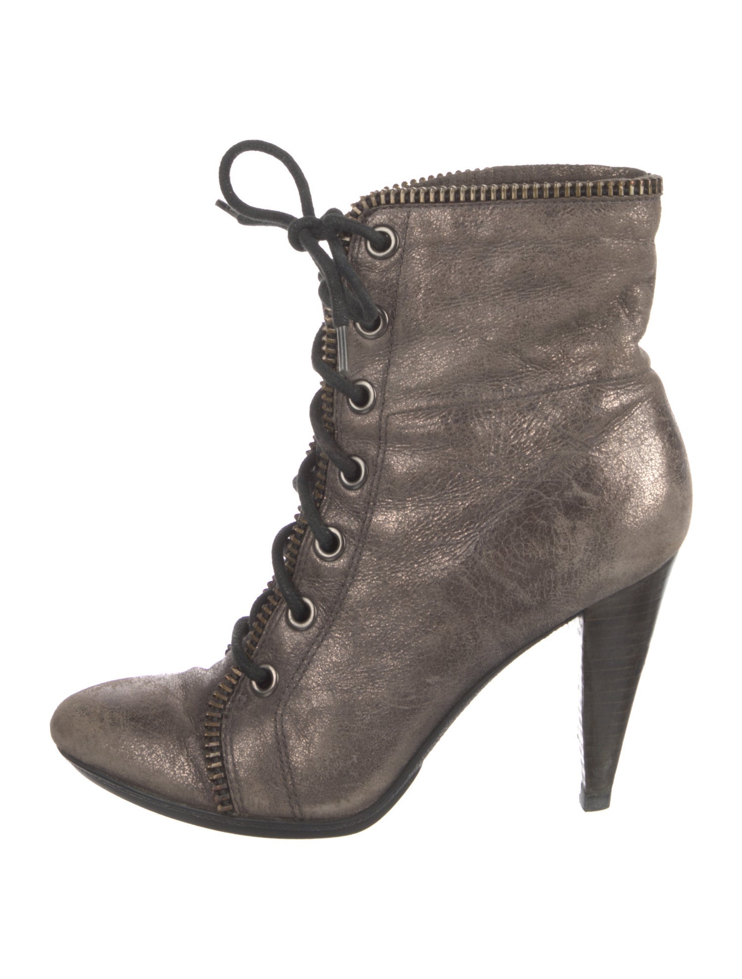 Coach 1941 Leather Lace-Up Boots