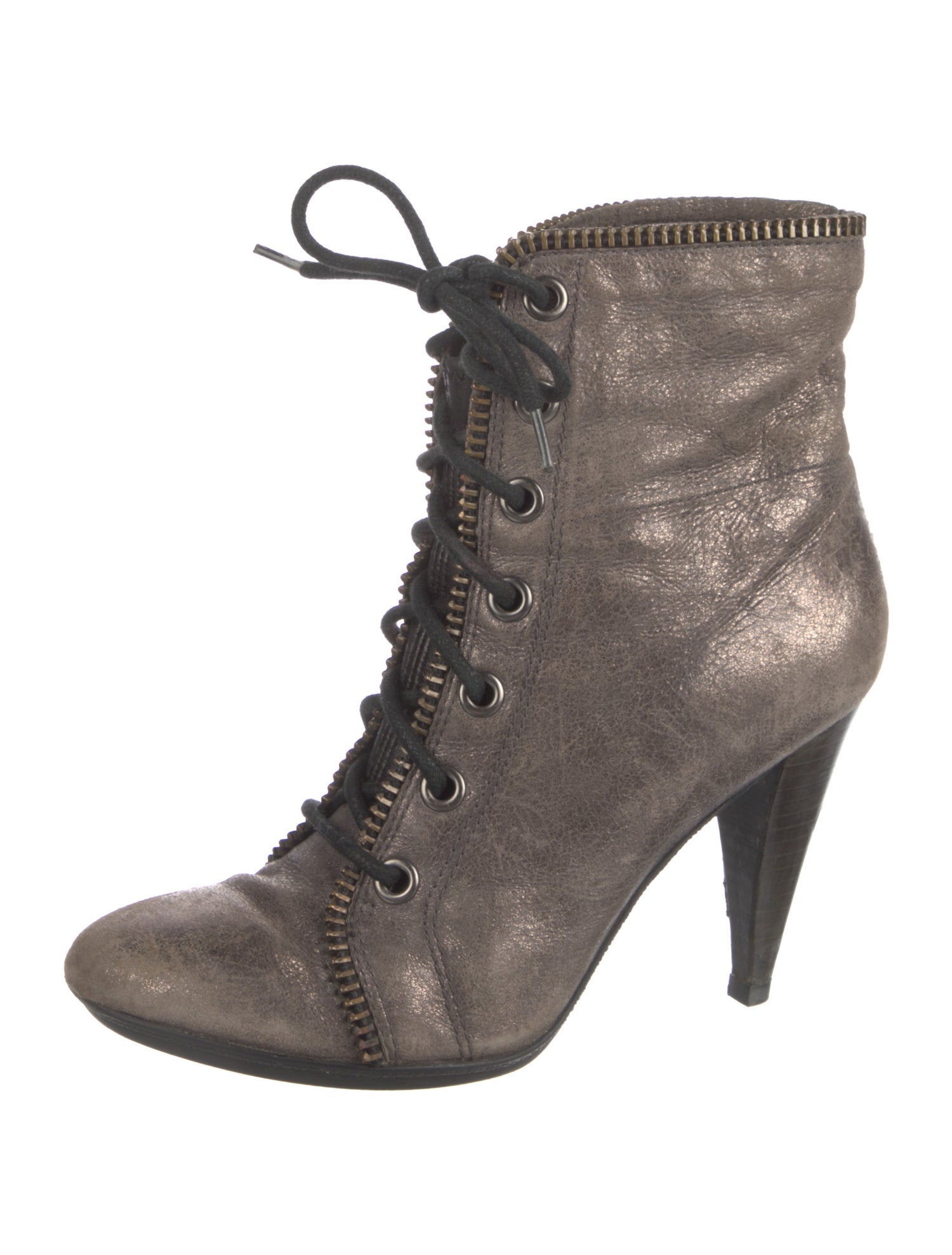 Coach 1941 Leather Lace-Up Boots