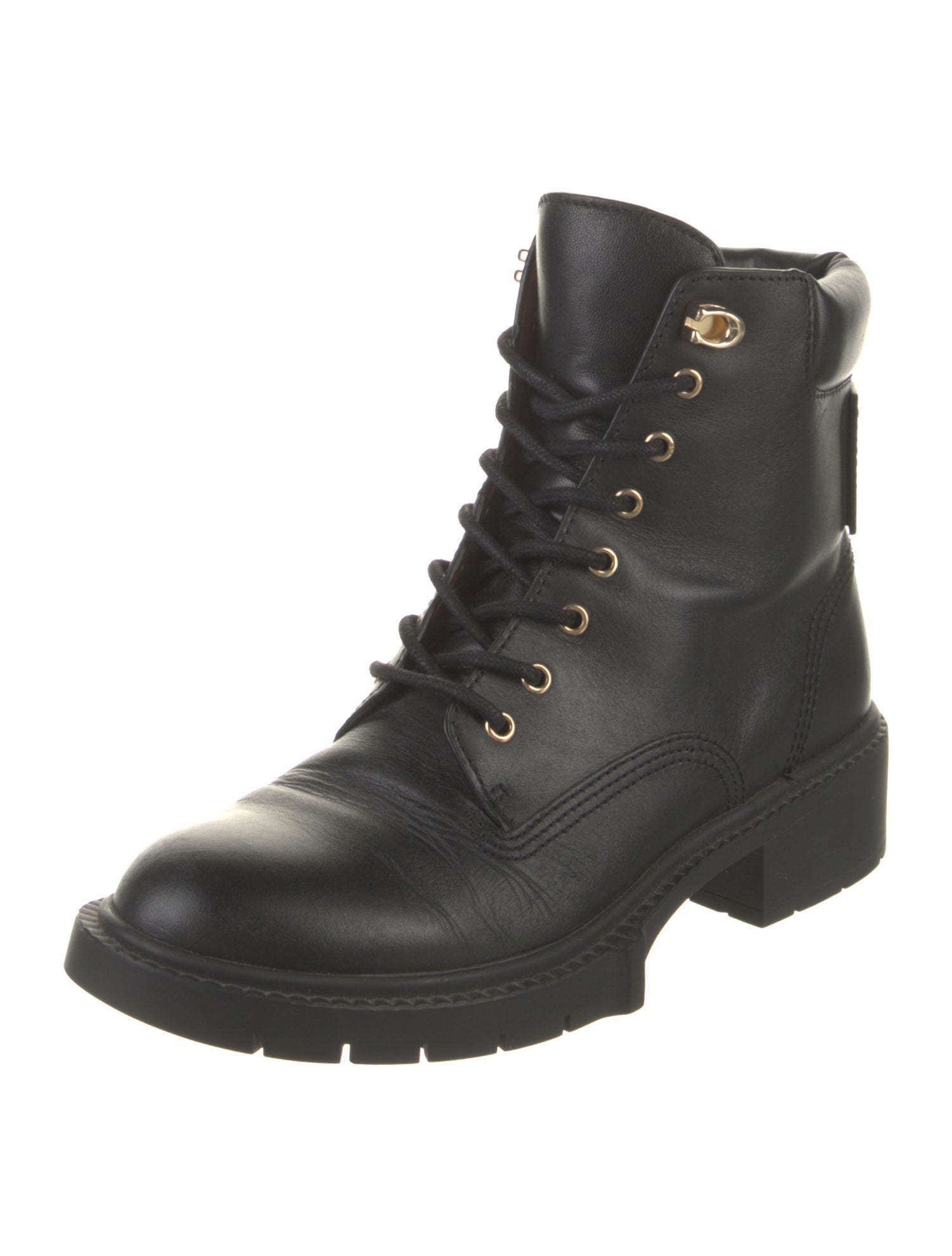 Coach 1941 Leather Combat Boots
