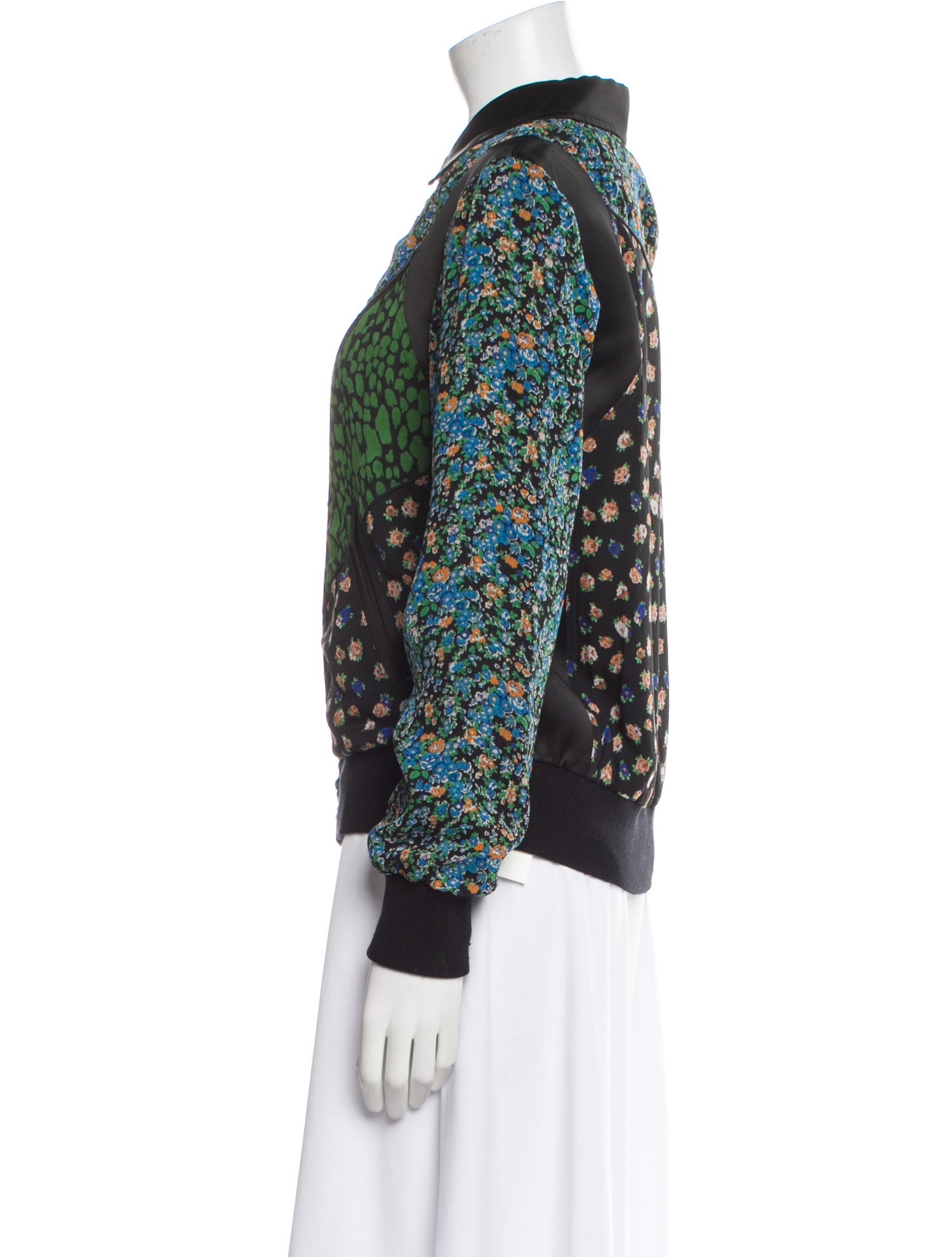 Coach 1941 Silk Floral Print Evening Jacket