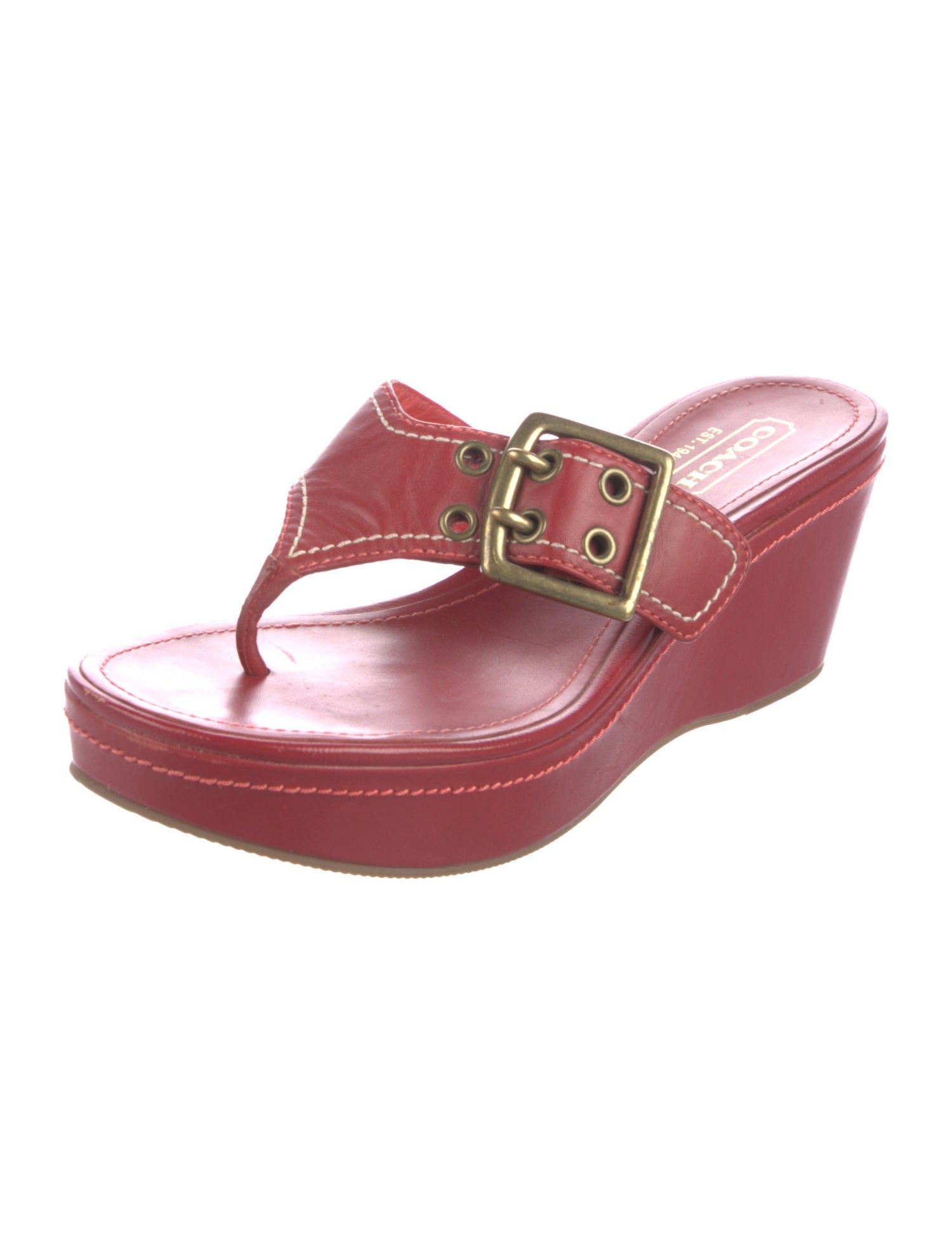 Coach 1941 Leather Slides