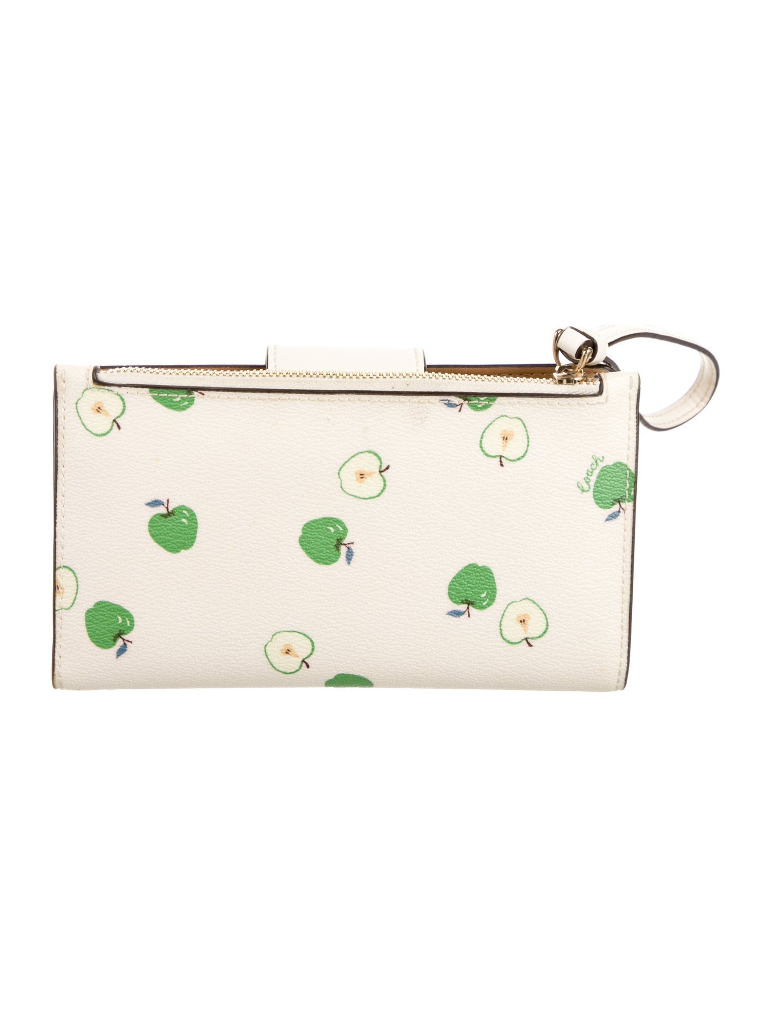 Coach 1941 Saffiano Leather Printed Wristlet