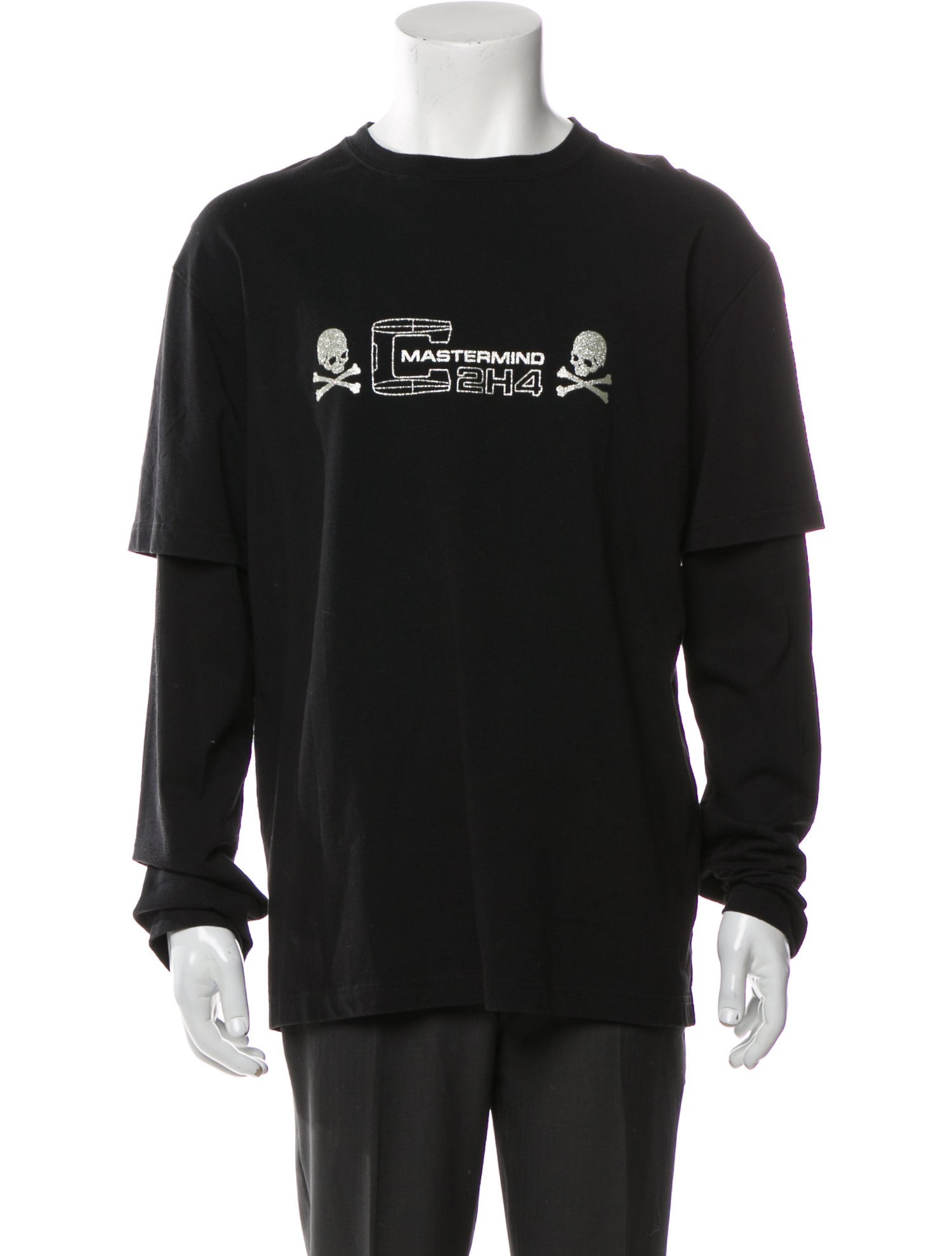 c2h4 Graphic Print Crew Neck T-Shirt