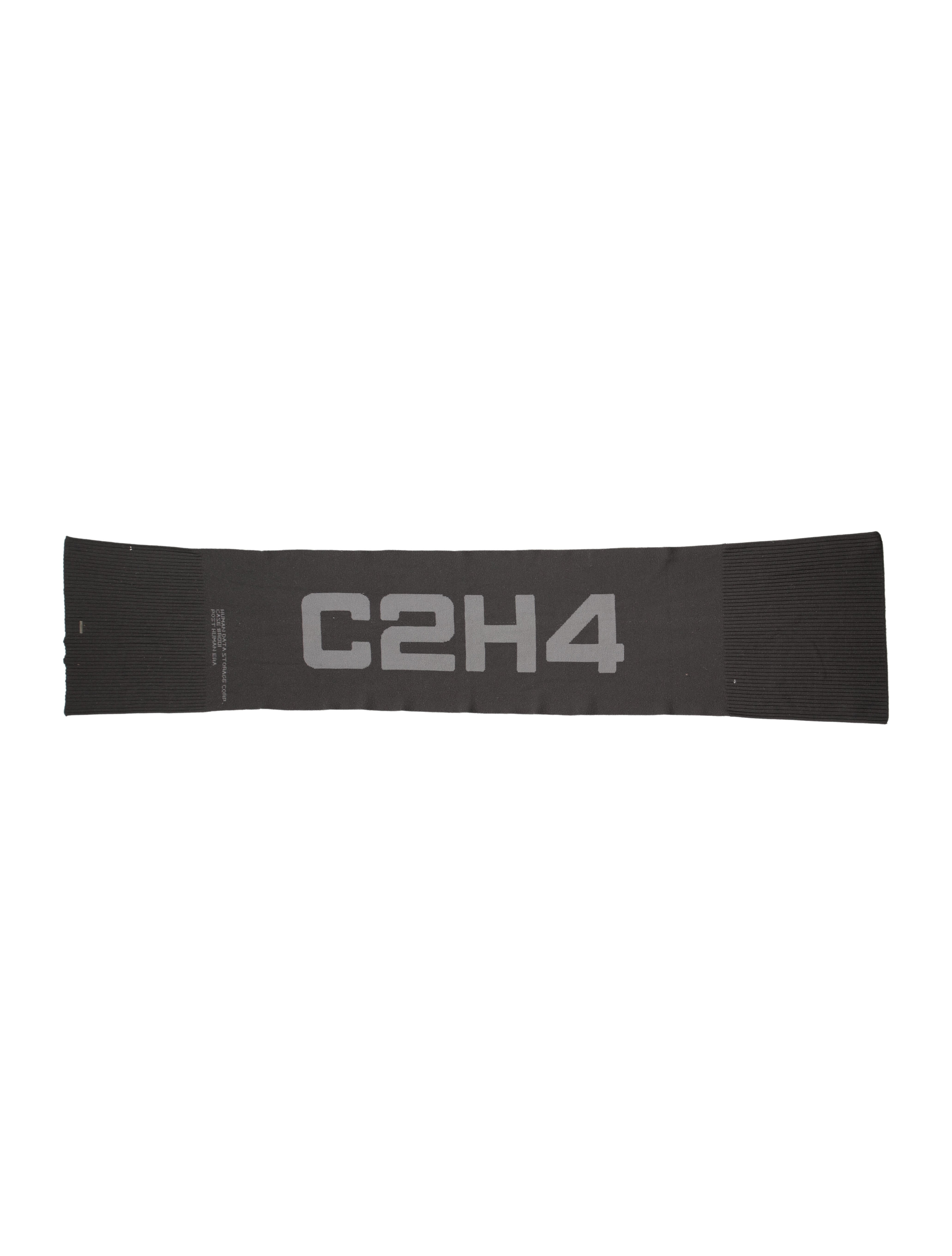 c2h4 Graphic Print Scarf