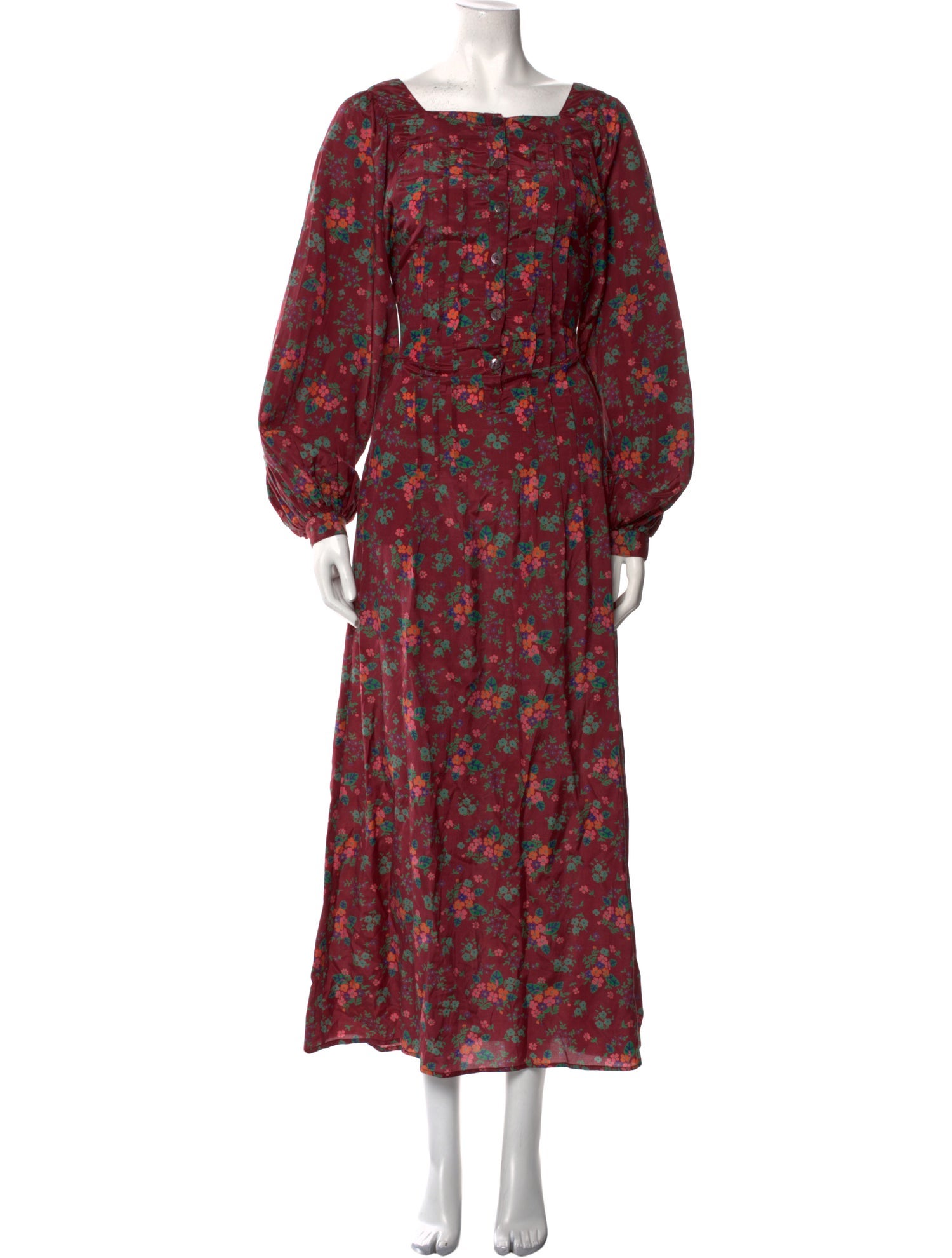 Horses Atelier Floral Print Long Dress