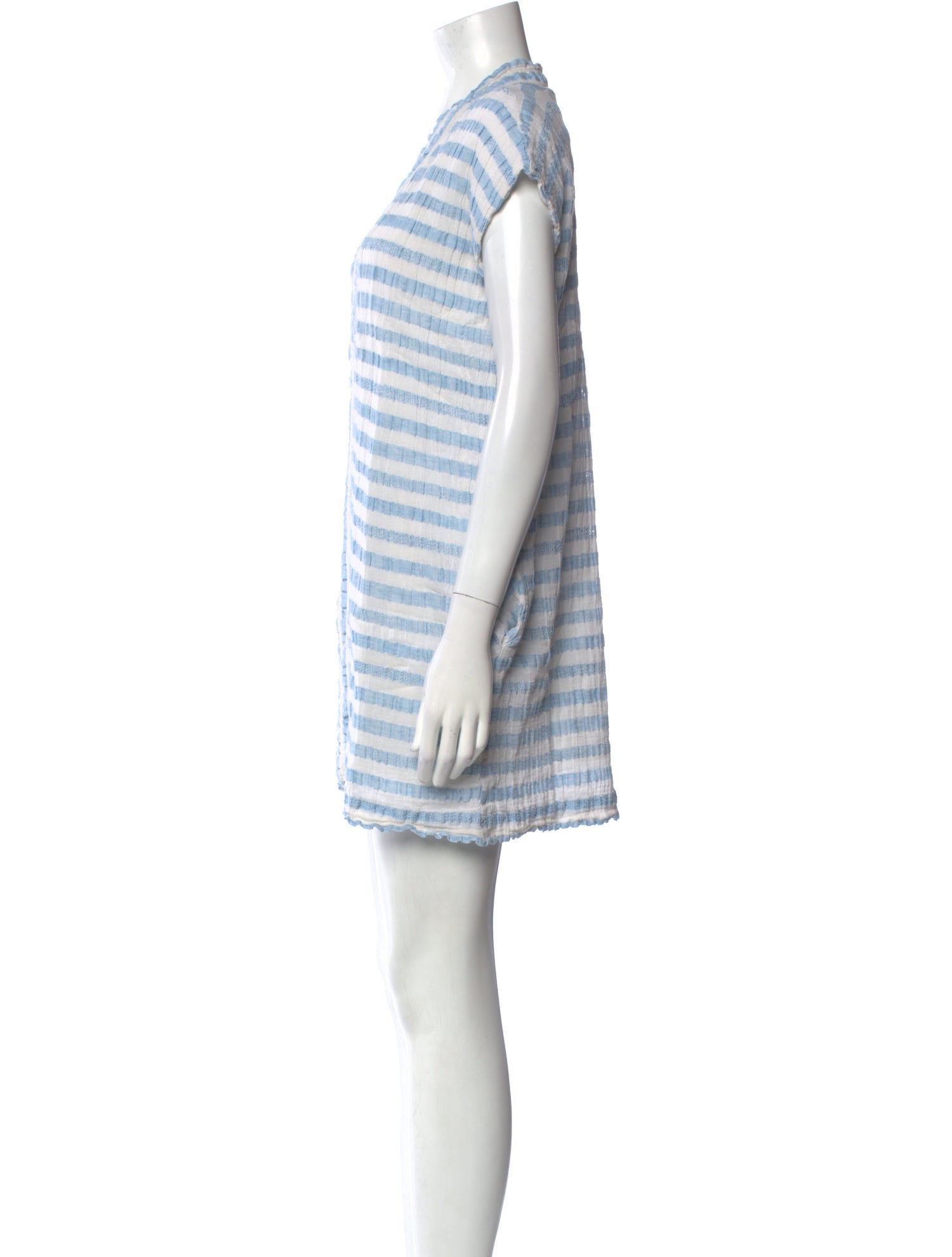 Horses Atelier Striped Mini Dress