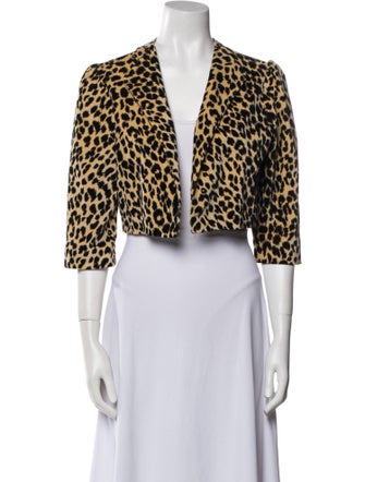 Horses Atelier Animal Print Evening Jacket