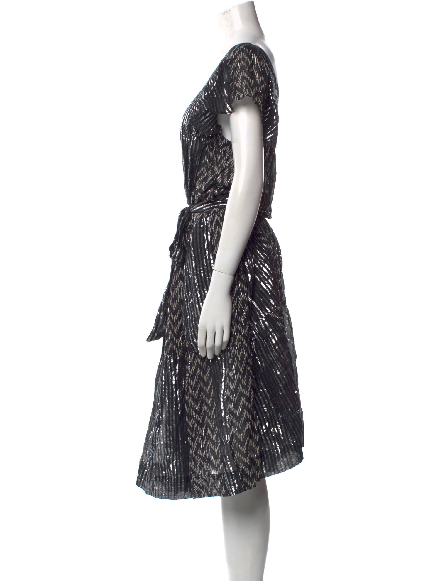 Horses Atelier Printed Midi Length Dress