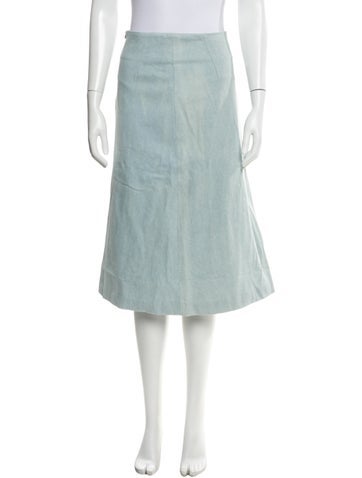 Pre-owned Horses Atelier Knee-length Skirt In Blue