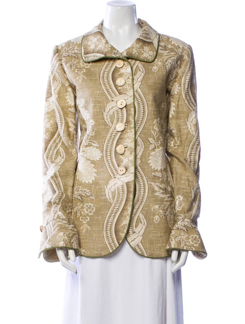 Quadrille Paisley Print Jacket
