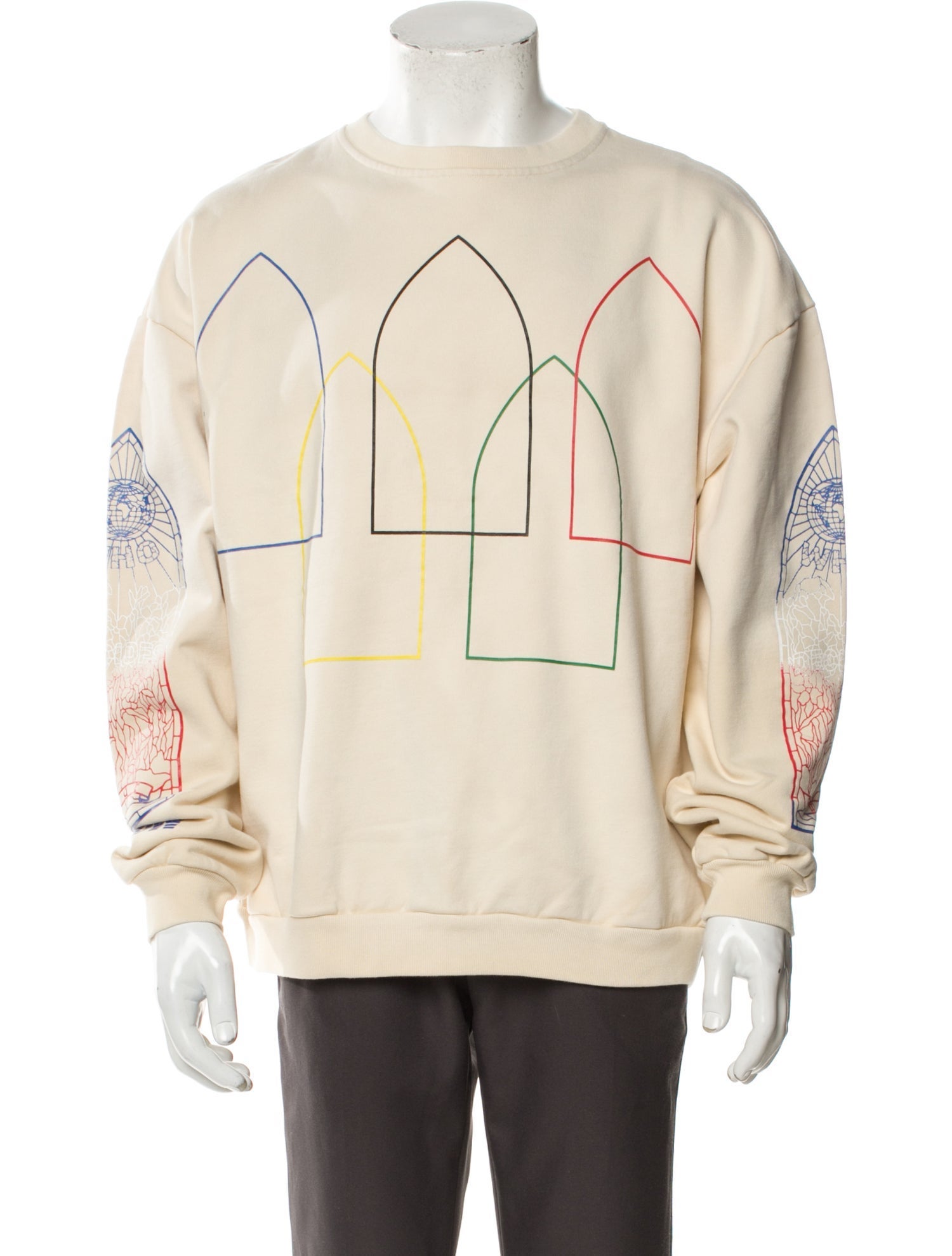 Who Decides War Graphic Print Crew Neck Sweatshirt w/ Tags