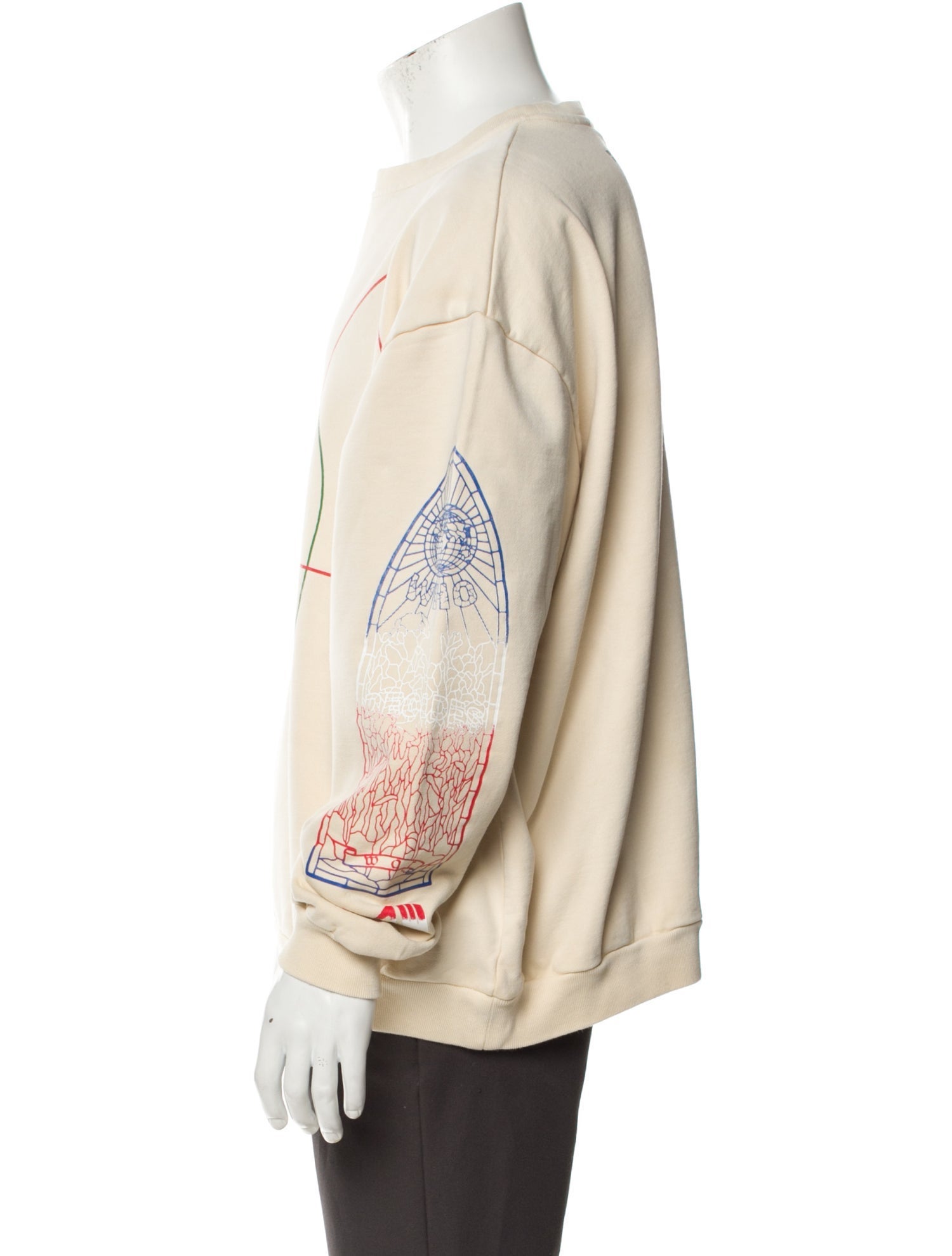 Who Decides War Graphic Print Crew Neck Sweatshirt w/ Tags