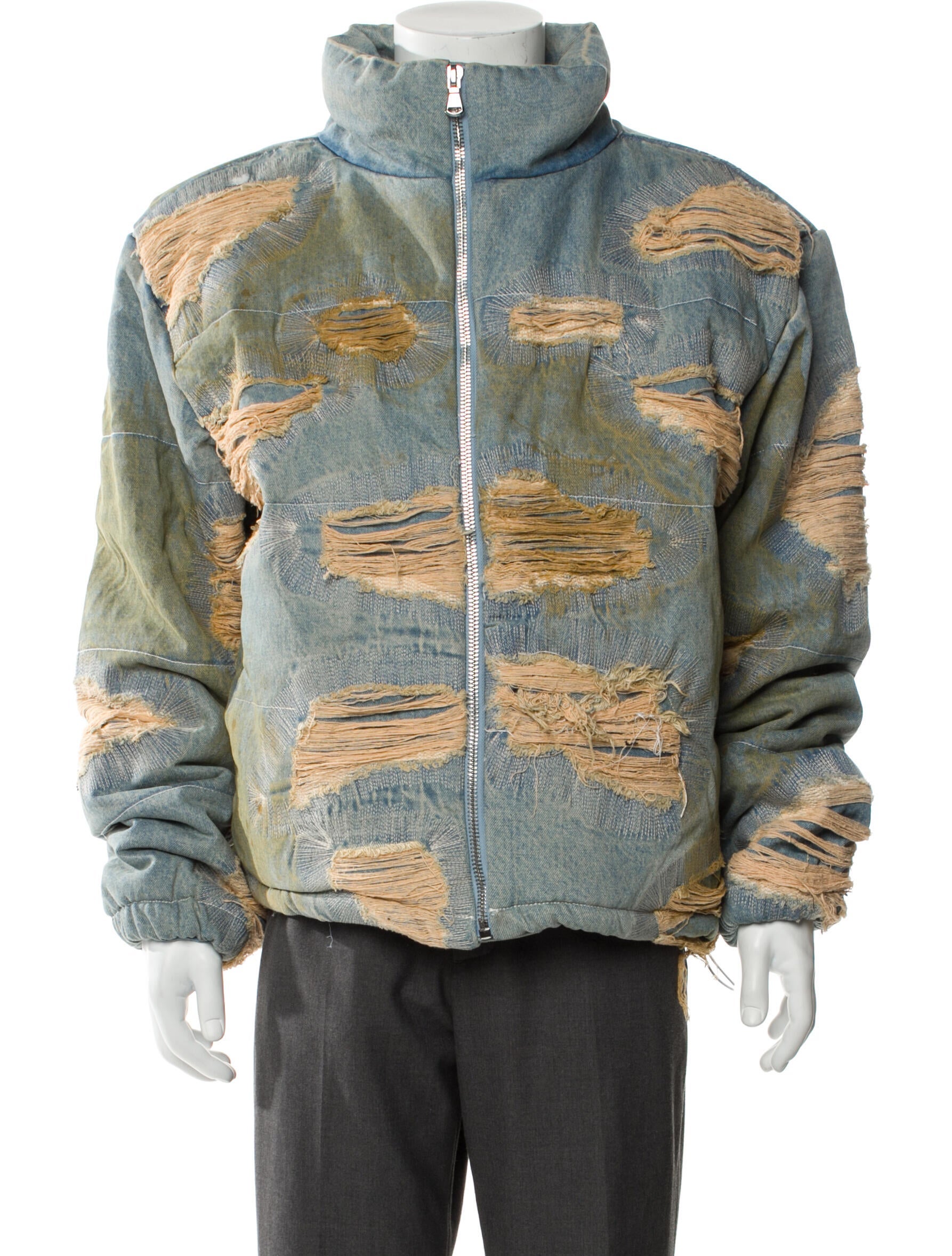 Who Decides War Printed Denim Jacket