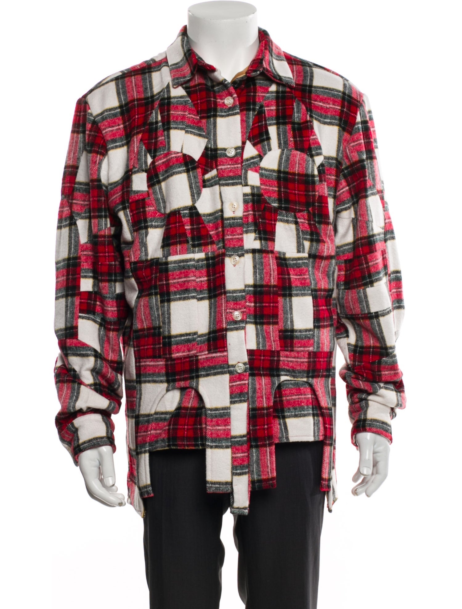 Who Decides War Plaid Print Jacket