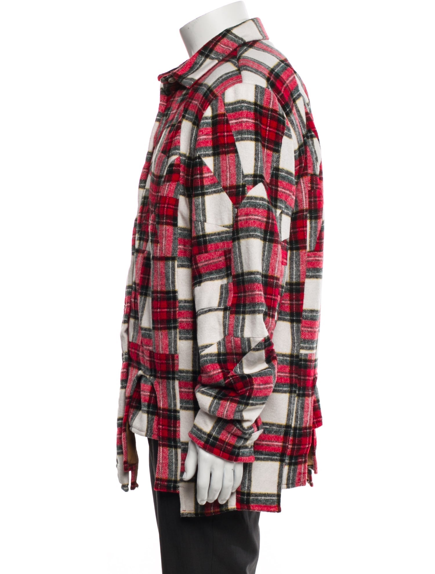 Who Decides War Plaid Print Jacket