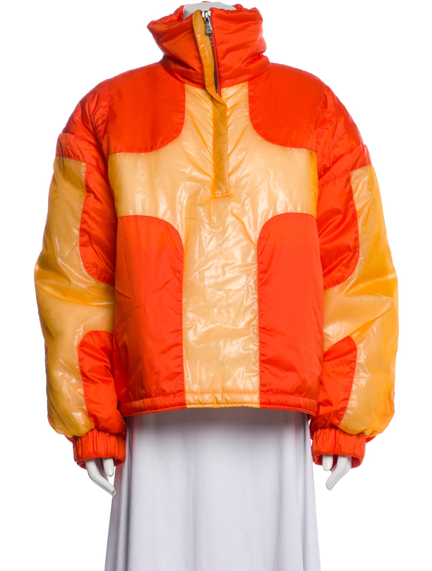 Who Decides War Colorblock Pattern Coat