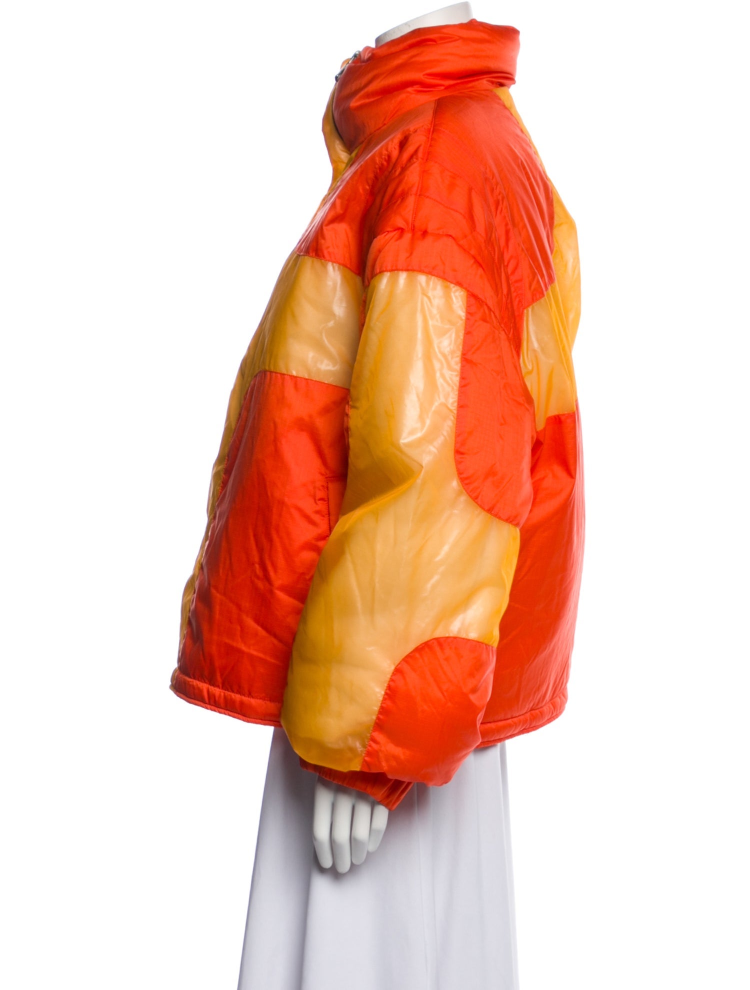 Who Decides War Colorblock Pattern Coat