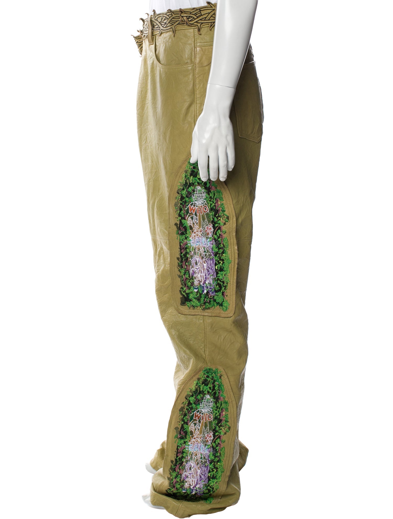 Who Decides War Leather Chinos